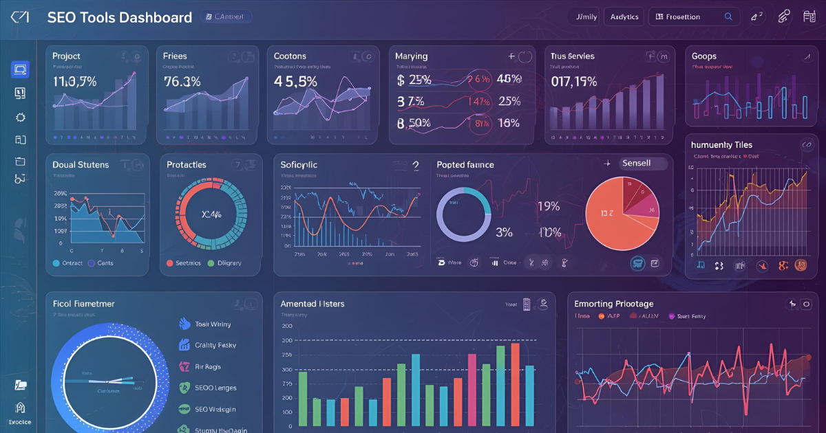 SEO Tools Dashboard Example